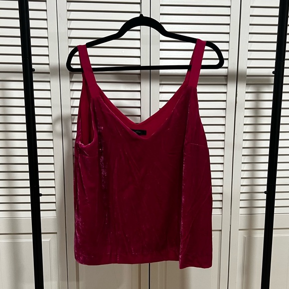 J Crew Drapey velvet camisole top - Picture 4 of 5